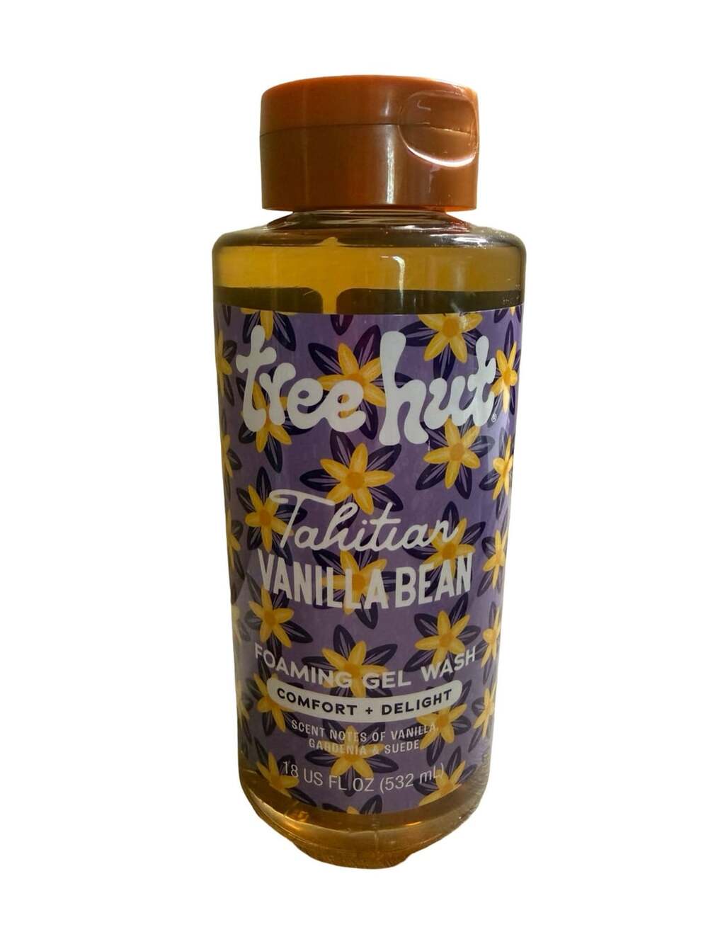 Tree Hut Tahitian Vanilla Bean Foaming Gel Wash 18 Oz